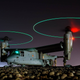 Illustration for article titled Night Vision Goggles Reveal The Ospreys Massive Glowing Rotors